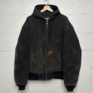 Vintage Carhartt Quilted Hooded Active Jacket “Onyx” J06 ONX